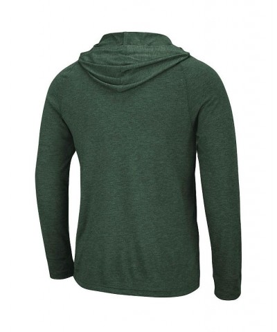 Men's Heathered Green Michigan State Spartans Big and Tall Wingman Raglan Hoodie T-shirt $33.14 T-Shirts