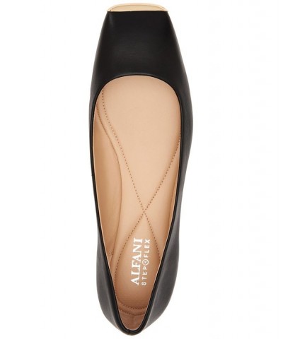 Step N' Flex Women's Neptoon Square-Toe Flats Black $24.30 Shoes