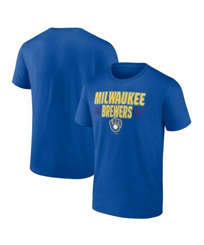 Men's Branded Royal Milwaukee Brewers Close Victory T-shirt $21.19 T-Shirts