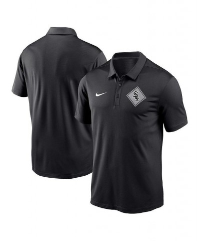 Men's Black Chicago White Sox Diamond Icon Franchise Performance Polo Shirt $33.14 Polo Shirts