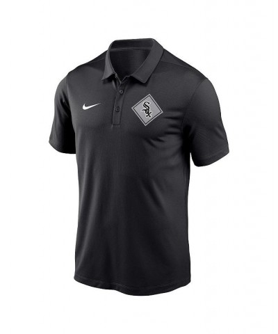 Men's Black Chicago White Sox Diamond Icon Franchise Performance Polo Shirt $33.14 Polo Shirts