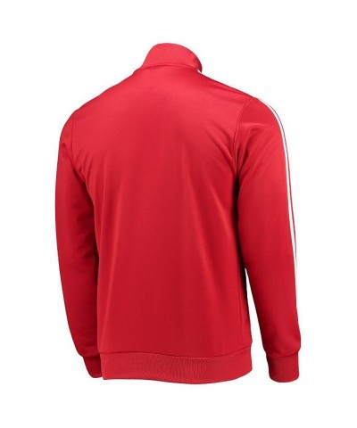 Men's Red Bayern Munich 3-Stripes AEROREADY Full-Zip Track Jacket $37.22 Jackets