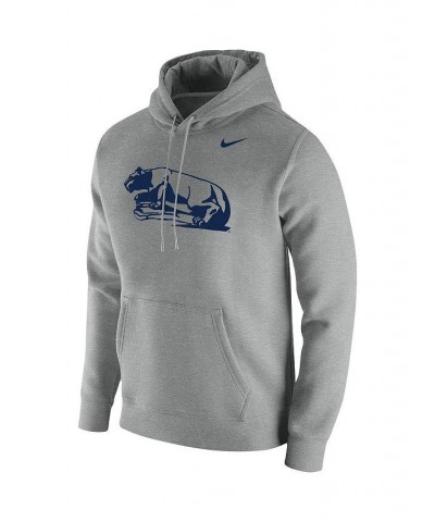 Men's Heathered Gray Penn State Nittany Lions Vintage-Like School Logo Pullover Hoodie $36.55 Sweatshirt