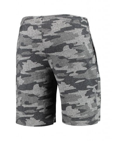 Men's Charcoal, Gray Purdue Boilermakers Camo Backup Terry Jam Lounge Shorts $21.50 Shorts