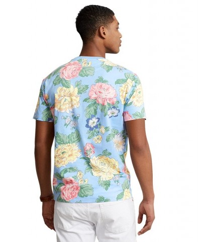 Men's Classic-Fit Floral Jersey T-Shirt Multi $39.75 T-Shirts