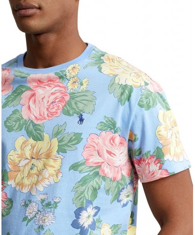 Men's Classic-Fit Floral Jersey T-Shirt Multi $39.75 T-Shirts