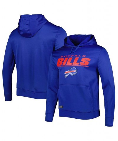 Men's Royal Buffalo Bills Combine Authentic Stated Logo Pullover Hoodie $31.19 Sweatshirt