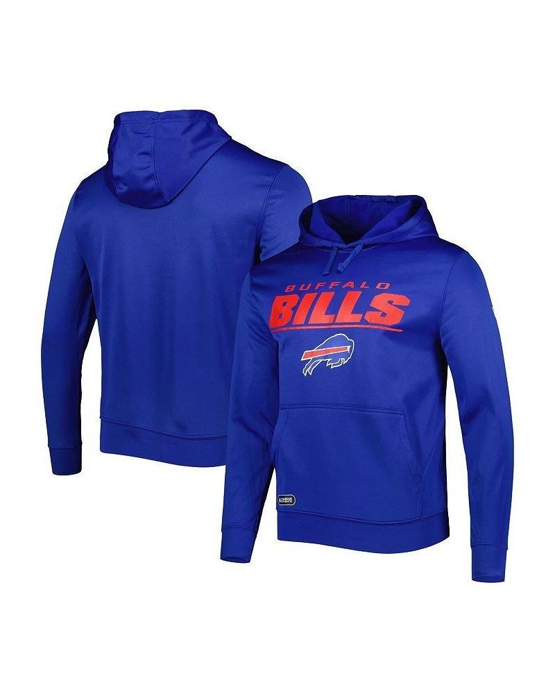 Men's Royal Buffalo Bills Combine Authentic Stated Logo Pullover Hoodie $31.19 Sweatshirt