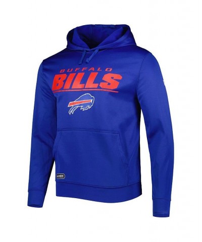 Men's Royal Buffalo Bills Combine Authentic Stated Logo Pullover Hoodie $31.19 Sweatshirt