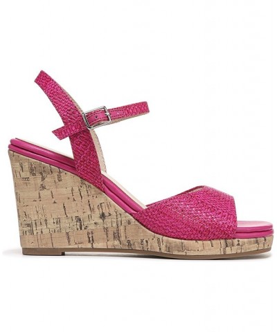 Island-Time Wedge Sandals Pink $49.00 Shoes