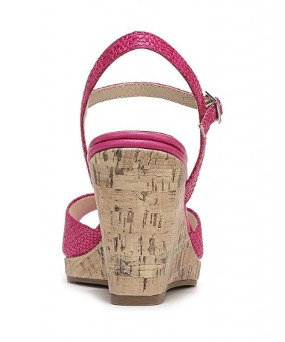 Island-Time Wedge Sandals Pink $49.00 Shoes