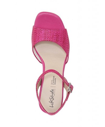 Island-Time Wedge Sandals Pink $49.00 Shoes