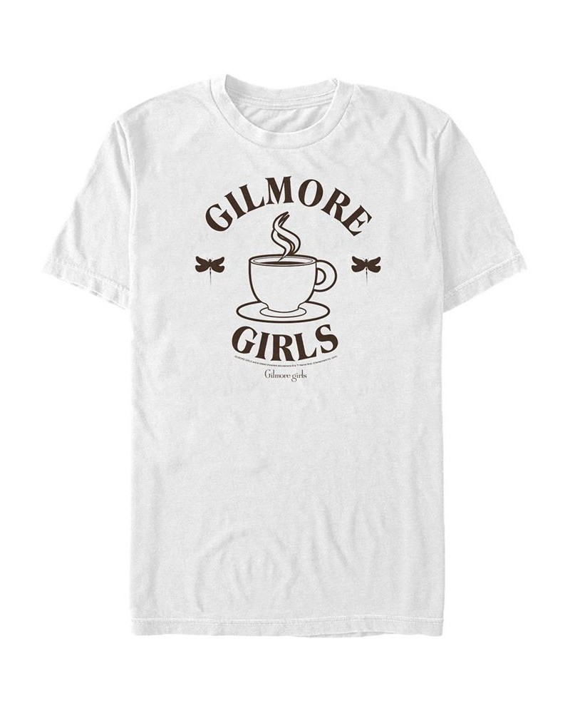 Men's Gilmore Girls TV Coffee Gilmore Girls Short Sleeve T-shirt White $17.15 T-Shirts