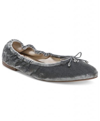 Women's Felicia Ballet Flats Blue $52.00 Shoes