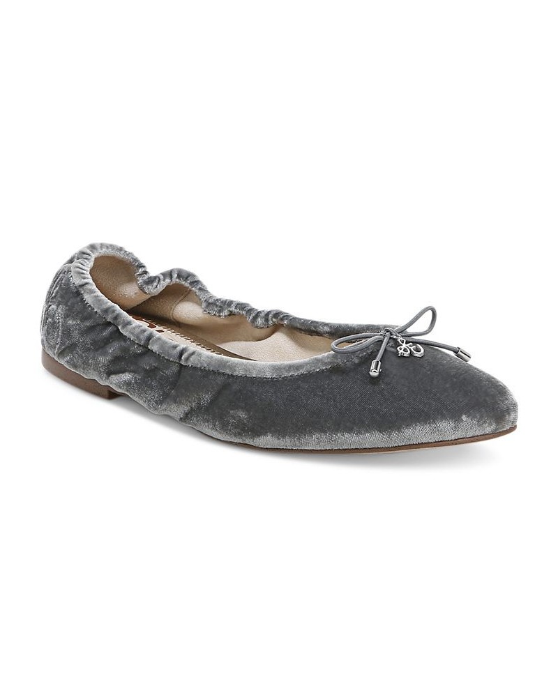 Women's Felicia Ballet Flats Blue $52.00 Shoes