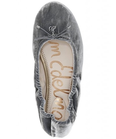 Women's Felicia Ballet Flats Blue $52.00 Shoes