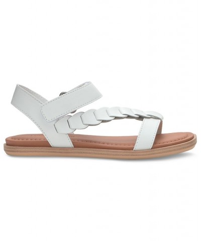 Women's Natany Asymmetric-Strap Flat Sandals White $40.94 Shoes