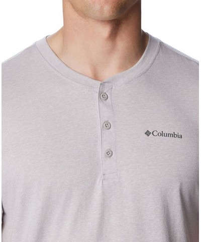 Men's Thistletown Hills Short Sleeve Henley Gray $21.99 Shirts