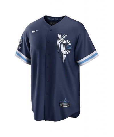 Men's Navy Kansas City Royals 2022 City Connect Replica Jersey $76.54 Jersey