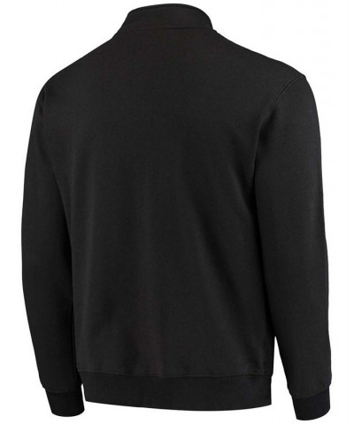 Men's Black Iowa Hawkeyes Tortugas Logo Quarter-Zip Jacket $26.40 Sweatshirt