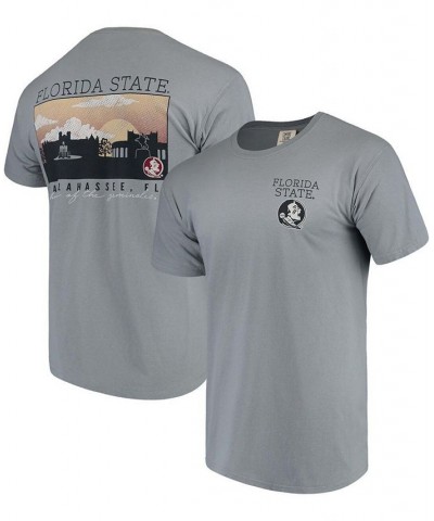 Men's Gray Florida State Seminoles Comfort Colors Campus Scenery T-shirt $25.19 T-Shirts