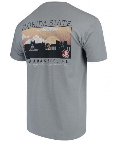 Men's Gray Florida State Seminoles Comfort Colors Campus Scenery T-shirt $25.19 T-Shirts