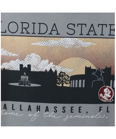 Men's Gray Florida State Seminoles Comfort Colors Campus Scenery T-shirt $25.19 T-Shirts